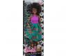 Кукла Барби "Игра с модой" - Брюнетка в ярком платье с цветочным принтом