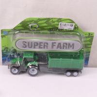Инерционный трактор Super Farm с прицепом