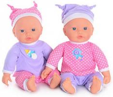Куклы "Мой Малыш" - Мила: близняшки (30 функций), 40 см