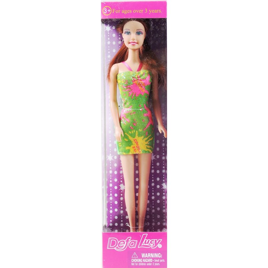 Кукла Lucy в летнем зеленом платье