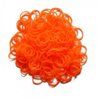 Набор гелевых резинок для плетения браслетов, оранжевый, 600 шт.