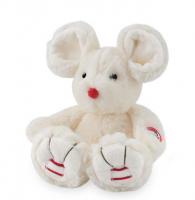 Мягкая игрушка "Руж" - Мышка, кремовая, 19 см