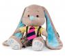 Мягкая игрушка "Стиляги" - Зайчик Жак в полосатом галстуке, 25 см