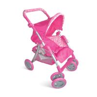 Прогулочная коляска для кукол "Премиум", розовая