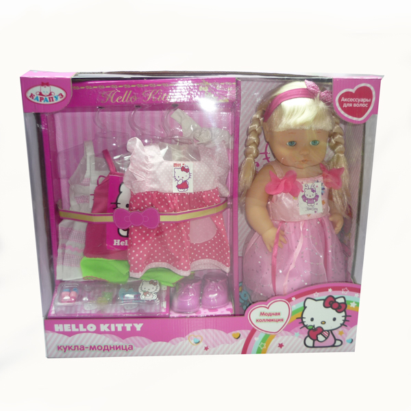 Кукла-модница Hello Kitty с набором одежды, 40 см
